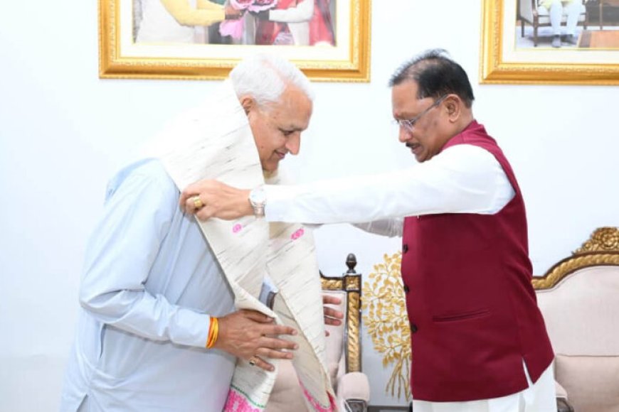 मुख्यमंत्री-विष्णुदेव-साय-से-लघु-उद्योग-भारती-के-प्रतिनिधिमंडल-ने-की-सौजन्य-मुलाकात-:-14वें-इंडिया-इंडस्ट्रियल-फेयर-की-तैयारियों-पर-हुई-चर्चा