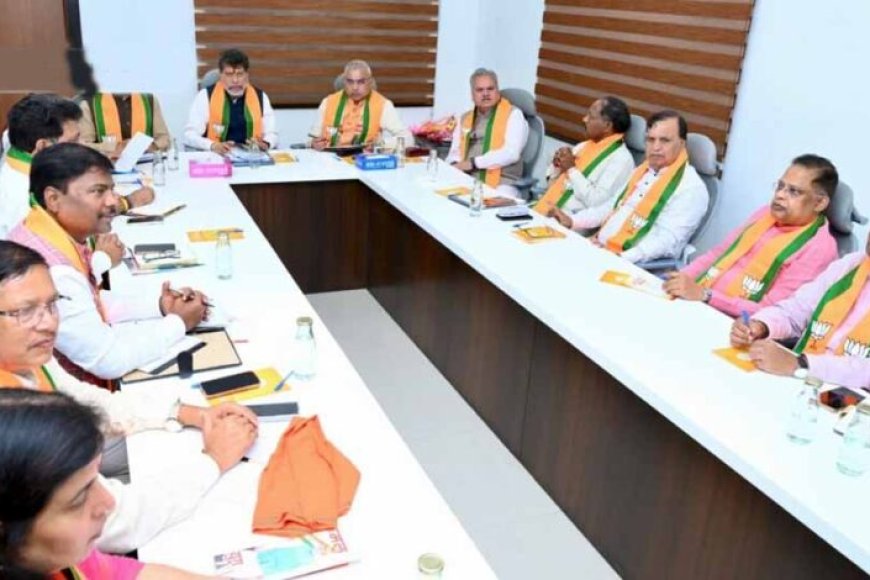 cg-भाजपा-कोर-ग्रुप-की-अहम-बैठक,-2028-विधानसभा-चुनाव-और-संगठनात्मक-कार्यक्रमों-पर-बनी-रणनीति