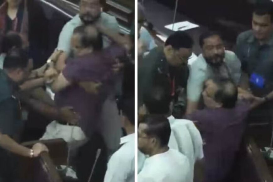बंगाल-विधानसभा-में-जबरदस्त-हंगामा!-tmc-विधायक-कुणाल-घोष-को-मार्शलों-ने-सदन-से-बाहर-निकाला