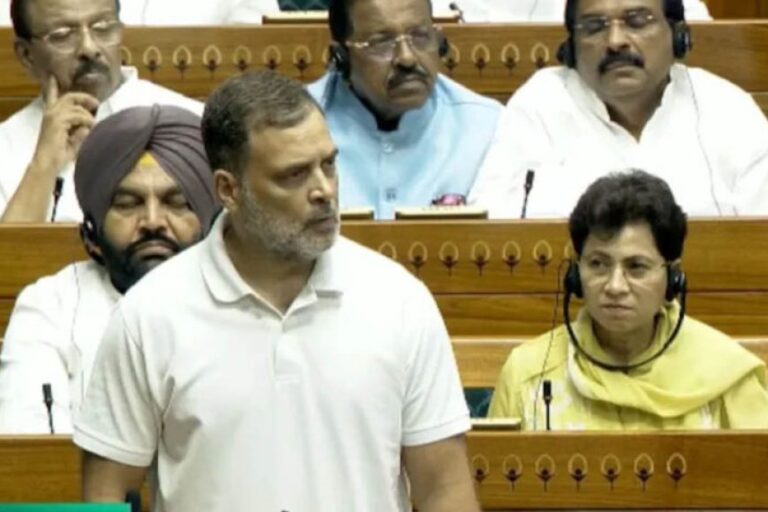 संसद-में-राहुल-गांधी-के-‘इडियट’-और-‘अंधभक्त’-वाले-बयान-पर-बवाल,-हंगामे-के-बाद-रिकॉर्ड-से-हटाए-गए-शब्द