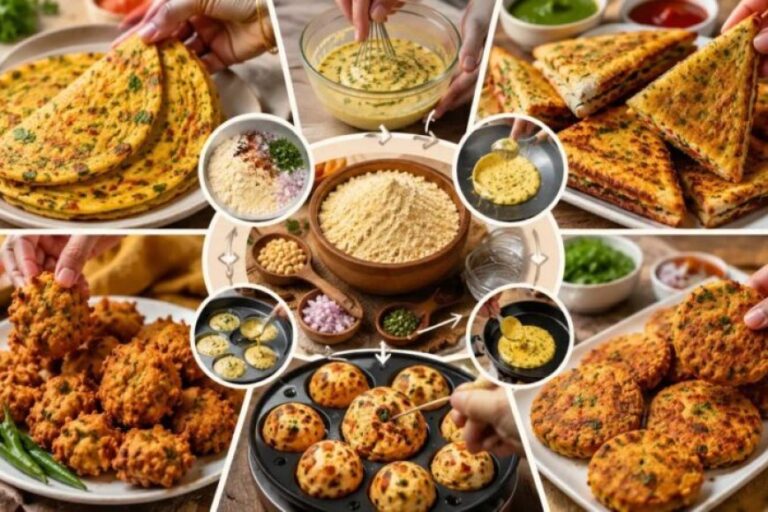 10-मिनट-में-बनाएं-बेसन-के-5-टेस्टी-स्नैक्स,-शाम-की-भूख-होगी-दूर