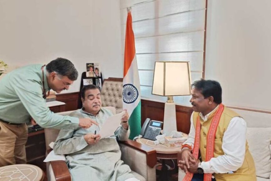 बस्तर-में-सड़क-विकास-को-मिलेगी-नई-गति-:-सांसद-महेश-कश्यप-ने-केंद्रीय-मंत्री-नितिन-गडकरी-से-की-मुलाकात