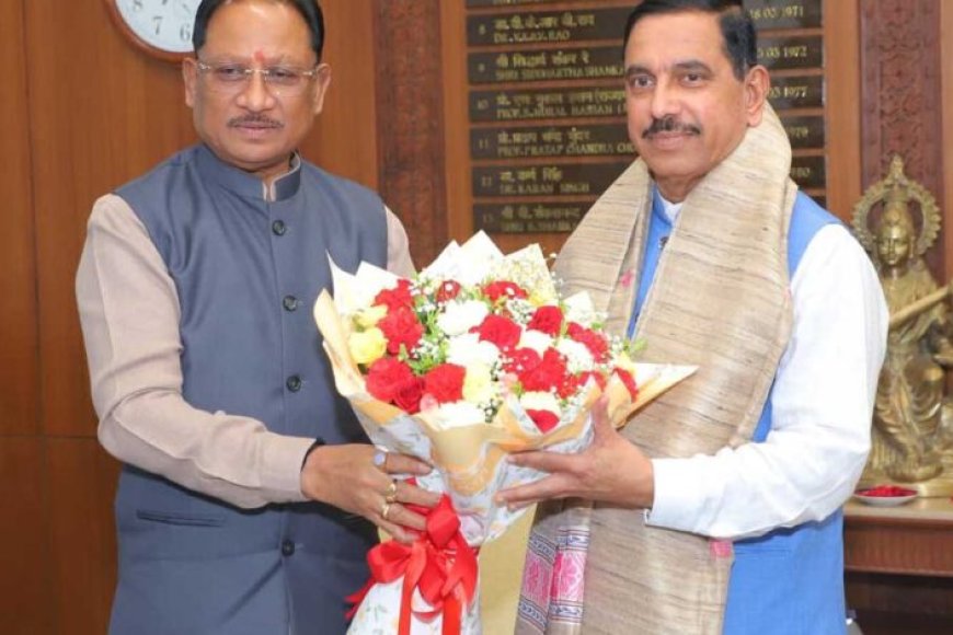 5-लाख-मीट्रिक-टन-चावल-के-शीघ्र-उठाव-की-पहल,-मुख्यमंत्री-विष्णुदेव-साय-ने-केंद्रीय-मंत्री-से-पर्याप्त-रेलवे-रैक-उपलब्ध-कराने-का-किया-आग्रह