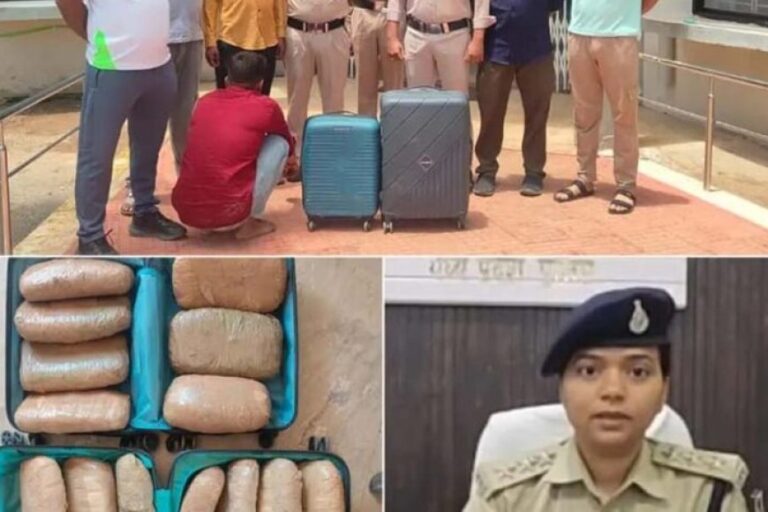 कटनी-में-पुलिस-की-बड़ी-कार्रवाई,-20-किलो-गांजे-के-साथ-तस्कर-गिरफ्तार