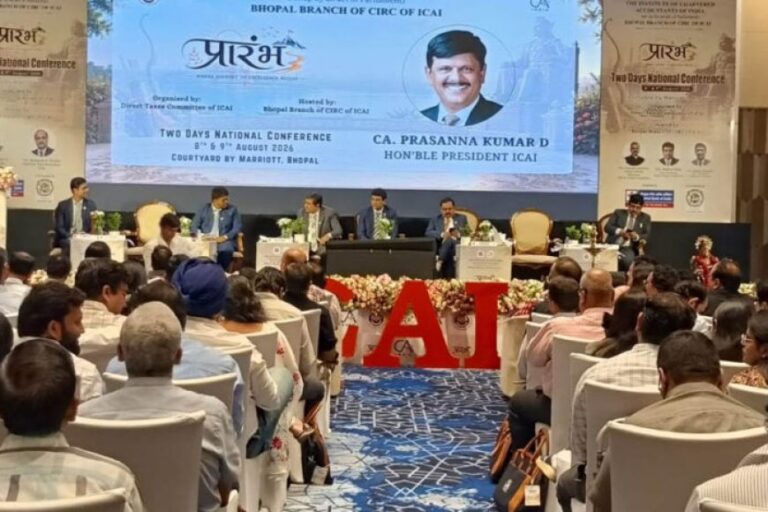 कर-कानूनों-में-बदलाव-पर-भोपाल-में-राष्ट्रीय-मंथन,-600-से-अधिक-सीए-हुए-शामिल
